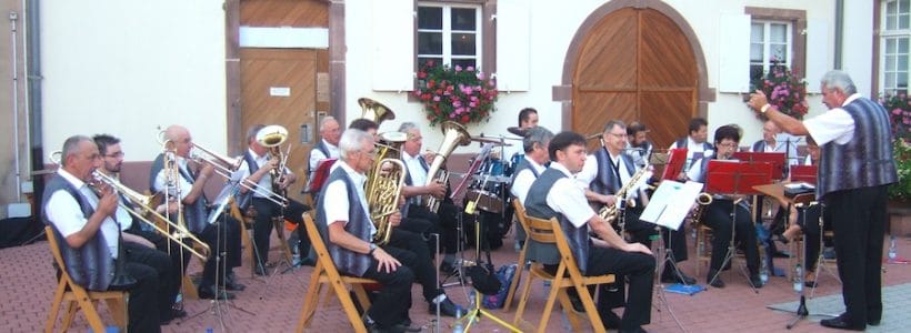 Un concert de l'Harmonie musicale Caecilia à Marlenheim