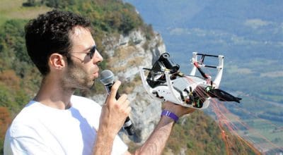 Julien Lerch présente son drone